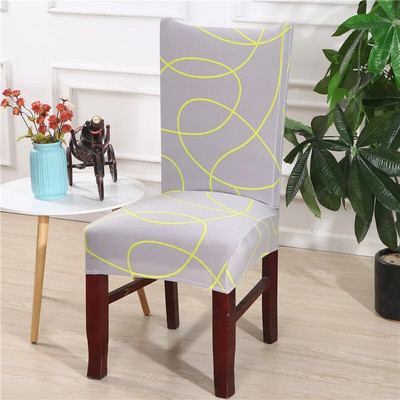 Huse pentru scaune elastice Huse pentru scaune elastice imprimate Huse spandex pentru sufragerie Banchet de nunta Scaun de birou de hotel