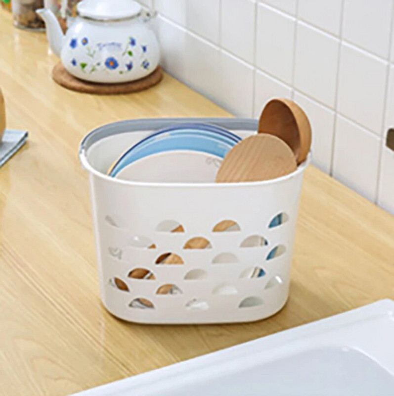 Καλάθια μπάνιου ντους οικιακής χρήσης Μπάνιο Επιφάνεια εργασίας Καλλυντικά Διάφορα Καλάθια αποθήκευσης Κουζίνα Καλάθι με μπουκάλι καρυκεύματα με φρούτα λαχανικών