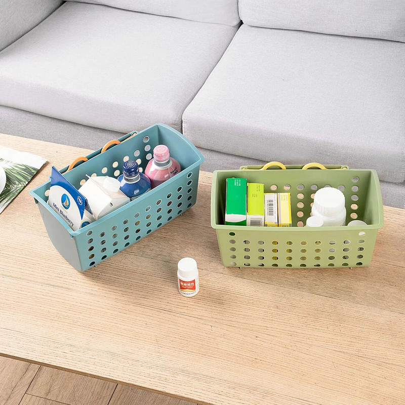 Κρεμαστό καλάθι αποθήκευσης Ράφι αποθήκευσης μπάνιου Πλαστικό καλάθι μπάνιου Οικιακά είδη Αποθήκευσης Καλάθι αποχέτευσης