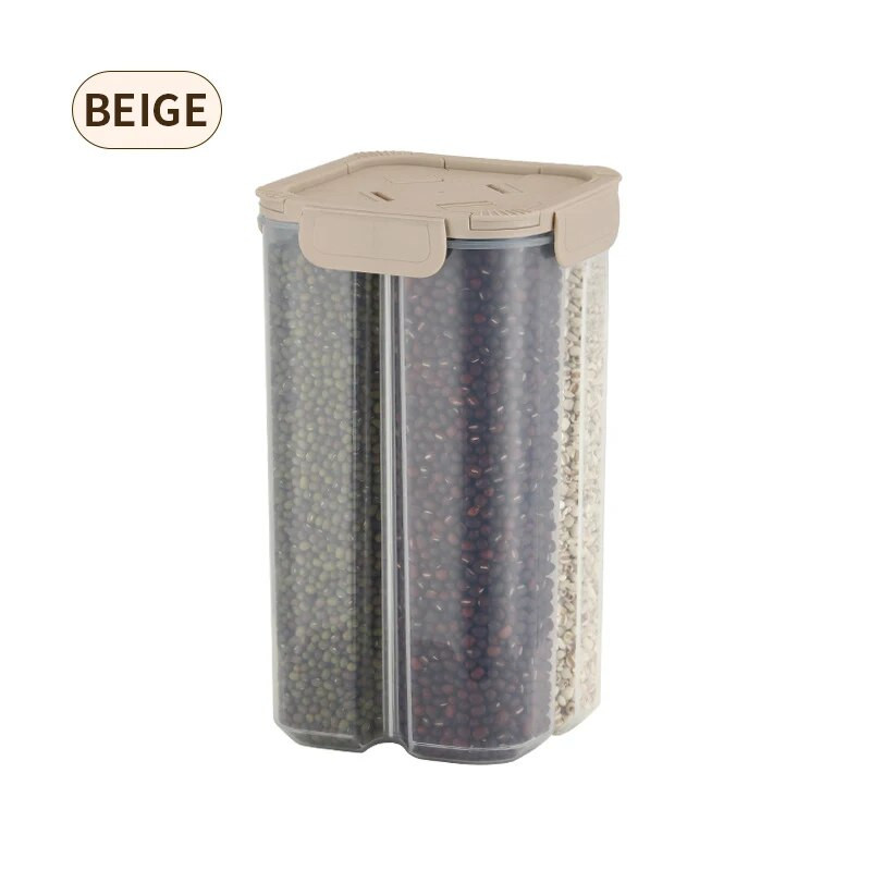 Stiklainiai Sandėliavimo Užsegamas skyrius Grūdai Grūdai Plastikinis PP Sandarinimas Stiklainiai Virtuvė Skaidrus Maisto kokybės Buitinis makaronų konteineris