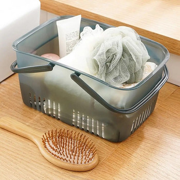 Креативна кошница за душ кабина Бързосъхнеща куха, устойчива на мръсотия лесна за носене кофа за душ кабина