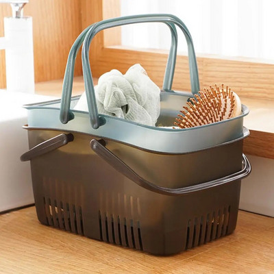 Креативна кошница за душ кабина Бързосъхнеща куха, устойчива на мръсотия лесна за носене кофа за душ кабина