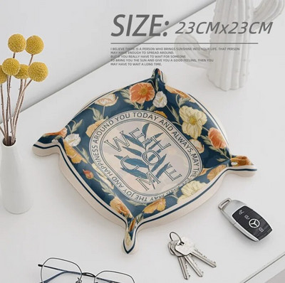 PU odinė raktų plokštelė darbalaukio laikymo dėklas namų apdailai kauliukų dėklas raktas piniginė monetos PU odos sulankstoma laikymo dėžutė didmeninė prekyba