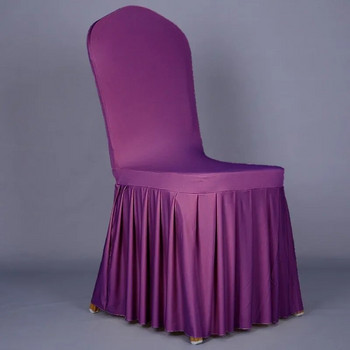 Κάλυμμα πολυτελούς καρέκλας δεξιώσεων υψηλής ποιότητας Κάλυμμα καρέκλας γάμου ξενοδοχείου Ρυθμιζόμενο κάλυμμα καρέκλας τραπεζαρίας Spandex 2024
