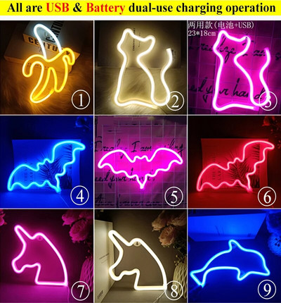 Φωτάκια με νέον Led Πινακίδα Planet Lightning Banana Φως Νέον Love Cloud Cherry Neon επιγραφές για διακόσμηση σπιτιού δωματίου Χριστουγεννιάτικο δώρο γενεθλίων