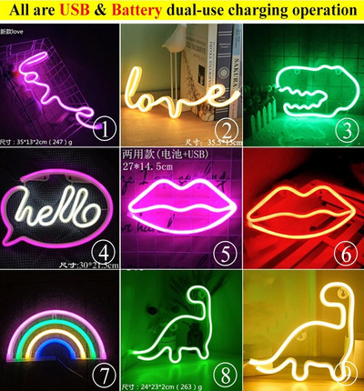 Φωτάκια με νέον Led Πινακίδα Planet Lightning Banana Φως Νέον Love Cloud Cherry Neon επιγραφές για διακόσμηση σπιτιού δωματίου Χριστουγεννιάτικο δώρο γενεθλίων