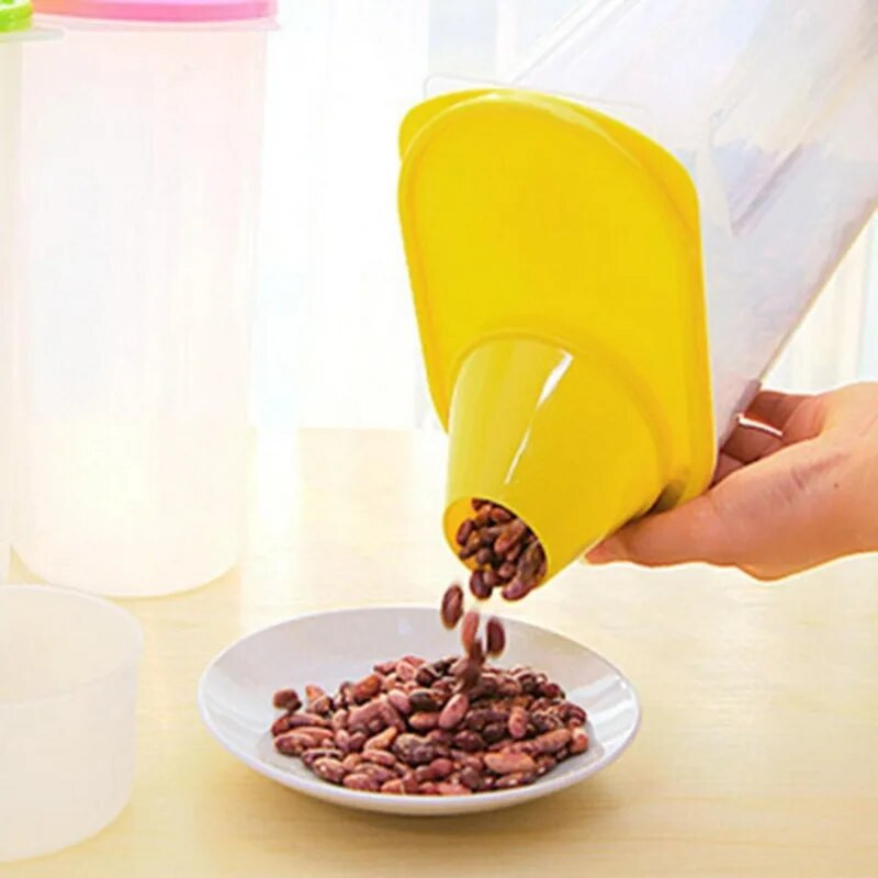 1 kom 1,9/2,5 l plastične kuhinjske riže, žitarica, suhe hrane, posuda za doziranje, poklopac, zatvorena kutija, boce za pohranu, staklenka, praktična