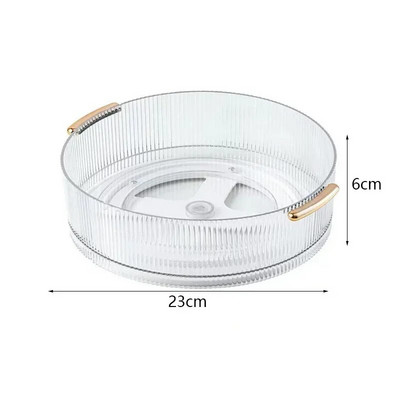 Rotirajući plastični pladanj za 360 stupnjeva Kutija za pohranu kozmetike Organizator šminke Košare za pohranu Kuhinjski organizator Pladanj za posluživanje