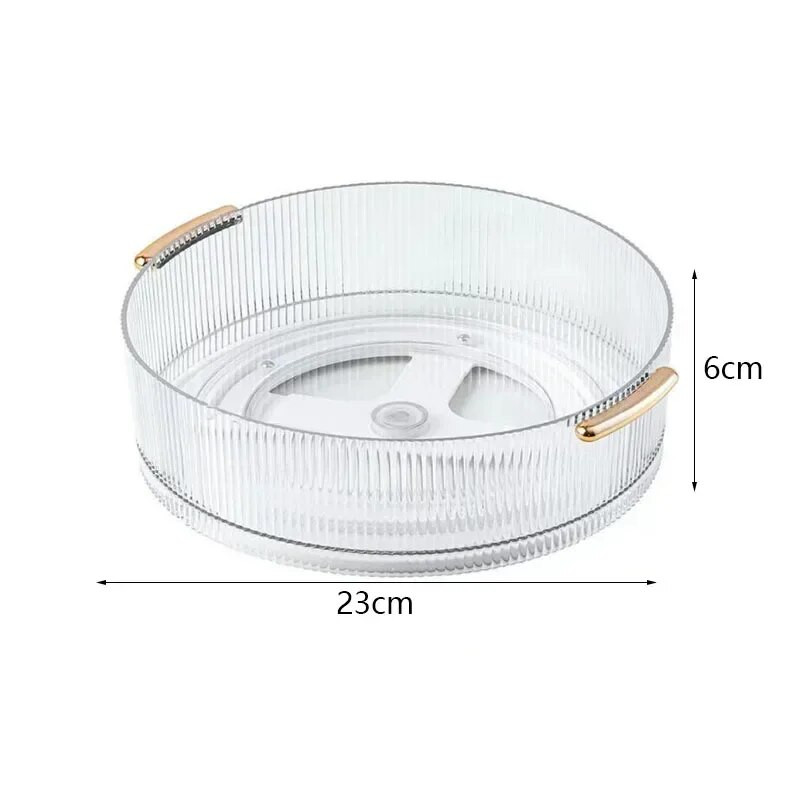 Rotirajući plastični pladanj za 360 stupnjeva Kutija za pohranu kozmetike Organizator šminke Košare za pohranu Kuhinjski organizator Pladanj za posluživanje