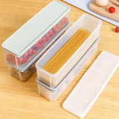 Konyhai tésztás spagetti tartály Háztartási gabonatartósító tároló doboz fedővel spagetti doboz konyhai élelmiszer tároló