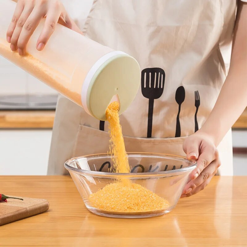 Virtuvės maisto laikymo dėžutė Spagečių makaronų sandariai uždarytas stiklainis grūdų pupelių laikymo organizatorius Maisto indai Virtuvės laikymo dėžutės