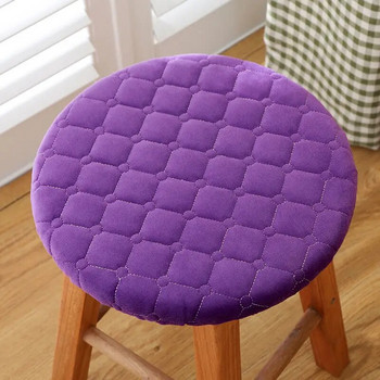 Κάλυμμα καθίσματος μαξιλαριού καρέκλας μαξιλαριού καλύπτει στρογγυλό σετ σκαμπώ κάλυμμα στρογγυλό σετ κάλυμμα μαξιλαριού μαξιλαριού