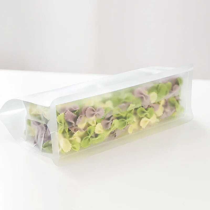 Višekratna PEVA vrećica za hranu za zamrzivač Samostojeća vrećica za pohranu hrane Silikonska vrećica nepropusna na vrhu kuhinjskog organizatora Fresh Shut Bags Bez BPA