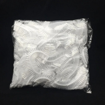 100 τμχ Κάλυμμα φαγητού μίας χρήσης Ελαστική μεμβράνη τροφίμων Πλαστικές τσάντες αποθήκευσης για φρουτιέρα Καλύμματα φαγητού Καπέλα ντους μίας χρήσης