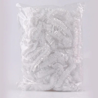 100 komada jednokratne navlake za hranu, elastične folije za hranu, plastične vrećice za pohranu zdjele s voćem, navlake za hranu, jednokratne kape za kosu za tuširanje