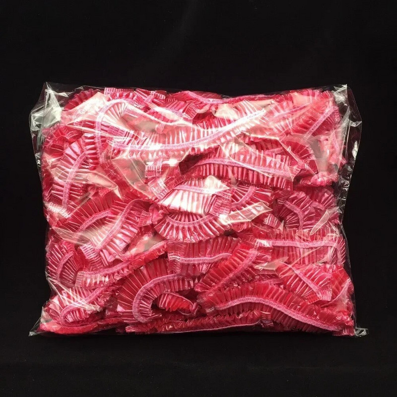 100 vnt vienkartiniai maisto dangteliai elastinga maisto plėvelė plastikiniai laikymo maišeliai vaisių dubenėliams maisto dangteliai vienkartinės dušo plaukų kepurės