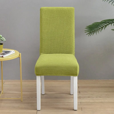 Egyszínű jacquard székhuzatok Stretch étkező üléshuzat Elasztikus székvédő tok éttermi esküvői banketthez