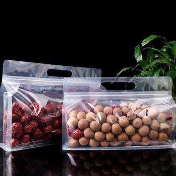 Чанти за съхранение на храна за многократна употреба 1 бр./5/10 бр. Прозрачна торбичка за фризер Непропускливи торбички за фризер Кухненски органайзер Fresh Shut Bag