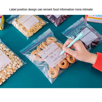Опаковани пластмасови опаковъчни торби Чанта за съхранение на храна Фризер за многократна употреба Сандвич Запечатваща торба Кухня Хладилник Консервиране на храна