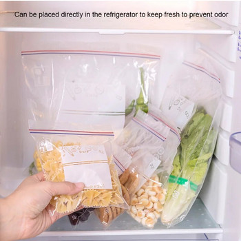 Опаковани пластмасови опаковъчни торби Чанта за съхранение на храна Фризер за многократна употреба Сандвич Запечатваща торба Кухня Хладилник Консервиране на храна
