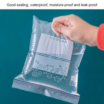 Τυλίξτε πλαστικές σακούλες συσκευασίας Τσάντα αποθήκευσης τροφίμων Επαναχρησιμοποιήσιμη κατάψυξη Σακούλα σάντουιτς σφράγιση Κουζίνα Ψυγείο Συντήρηση τροφίμων