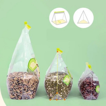 Επαναχρησιμοποιήσιμη τσάντα με φερμουάρ Διαφανής τσάντα αποθήκευσης κατηγορίας τροφίμων Ψυγείο Τσάντα φρέσκιας διατήρησης Τροφίμων Σφραγισμένη Φρούτα Ειδική κατάψυξη τροφίμων