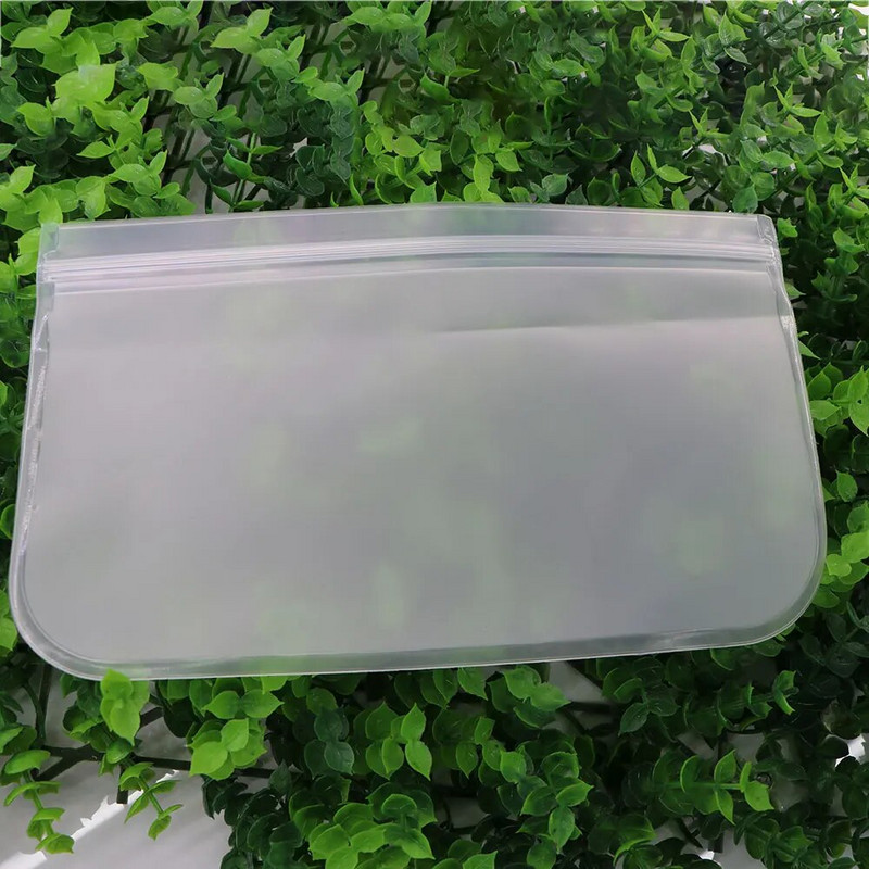 1kom višekratne vrećice za zamrzavanje hrane Nepropusne silikonske vrećice s patentnim zatvaračem Vrećica za ručak bez BPA Vrećica za pohranu mesa, voća i povrća Može se prati u perilici posuđa