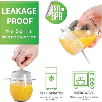 Can Food Cover Προσαρμοστικό κάλυμμα σιλικόνης Πλαστικό δοχείο αποθήκευσης Γενικά πιάτα για ψυγείο Αξεσουάρ κουζίνας Ψυγείο το