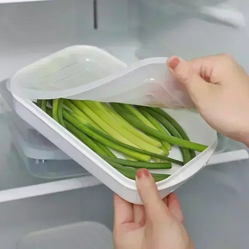 Кухня за храна Адаптивен силиконов капак Пластмасов контейнер за съхранение Общи съдове за хладилник Кухненски аксесоари Хладилник
