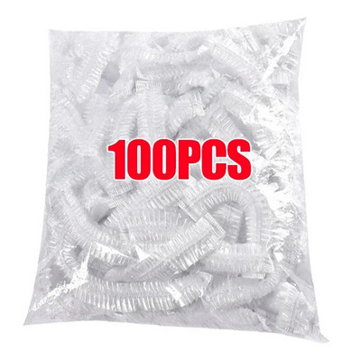 50/200 vnt Saran Wrap spalvingas vienkartinis maisto dangtelis Maisto klasės šviežiai išlaikomas plastikinis maišelis Virtuvės šaldytuvo laikymo reikmenys