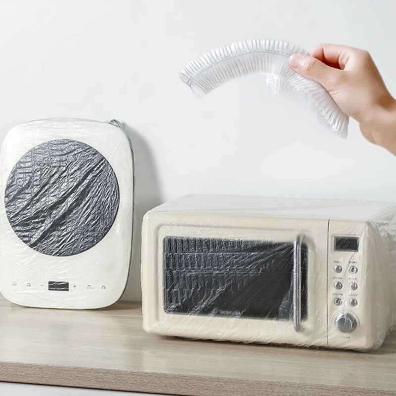 10 komada podebljane jednokratne prozirne navlake za prašinu Višenamjenska navlaka za kuhalo riže navlaka za prašinu Kuhinjska folija za prašinu Zaštitni artikli