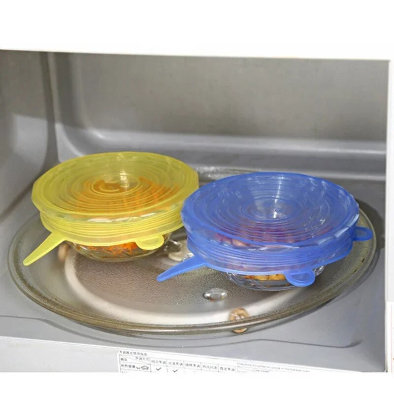 16 méret Szilikon sztreccs fedő szilikon tál edény fedél szilikon fedő serpenyő főzés étel friss fedél mikrohullámú sütő fedél Konyhai tárolás