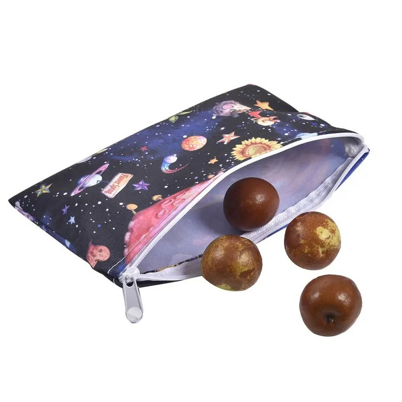 3 tk/komplekt Korduvkasutatavad toidu hoiukotid Lekkekindlad sügavkülmikukotid Võileivakotid Suupistekott Lõunasöögileivakott matkatoidu säilitamiseks