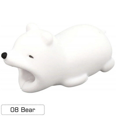 Loomade armas kaablikaitse multikas, spiraalne USB-kaitse, laadimiskaabli säästja silikoonist pooli kerija mobiiltelefonile