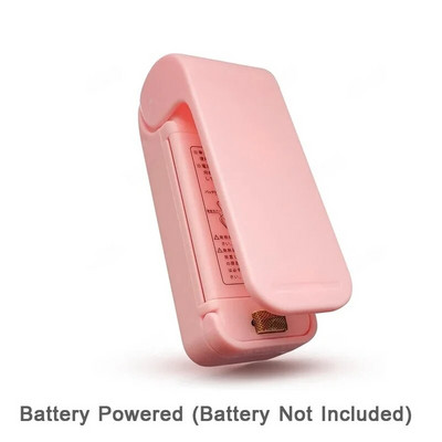 2 AZ 1-BEN USB-tölthető mini táska tömítő hőlezárók vágókéssel Újratölthető hordozható tömítő műanyag zacskó élelmiszerek tárolására