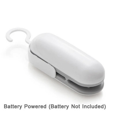 2 AZ 1-BEN USB-tölthető mini táska tömítő hőlezárók vágókéssel Újratölthető hordozható tömítő műanyag zacskó élelmiszerek tárolására