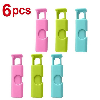 1-12 vnt. sandarinimo spaustukai šviežiai maistui duonai užkandžių maišelių spyruoklinis spaustukas virtuvės grūdų daržovių laikymo maišelis segtukų maišelis Sandarinimo įrankis