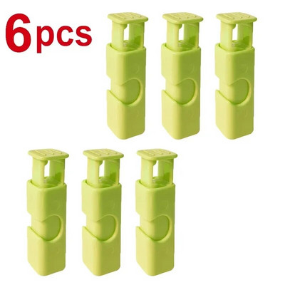 1-12 vnt. sandarinimo spaustukai šviežiai maistui duonai užkandžių maišelių spyruoklinis spaustukas virtuvės grūdų daržovių laikymo maišelis segtukų maišelis Sandarinimo įrankis