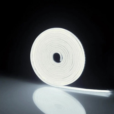 Kalėdų ženkliukų neoninės šviesos LED juostelė Minkšta pasidaryk pats neoninė lempa vakarėliui sodo dekoratyvinė balta šiltai balta LED lemputė virtuvės spintai