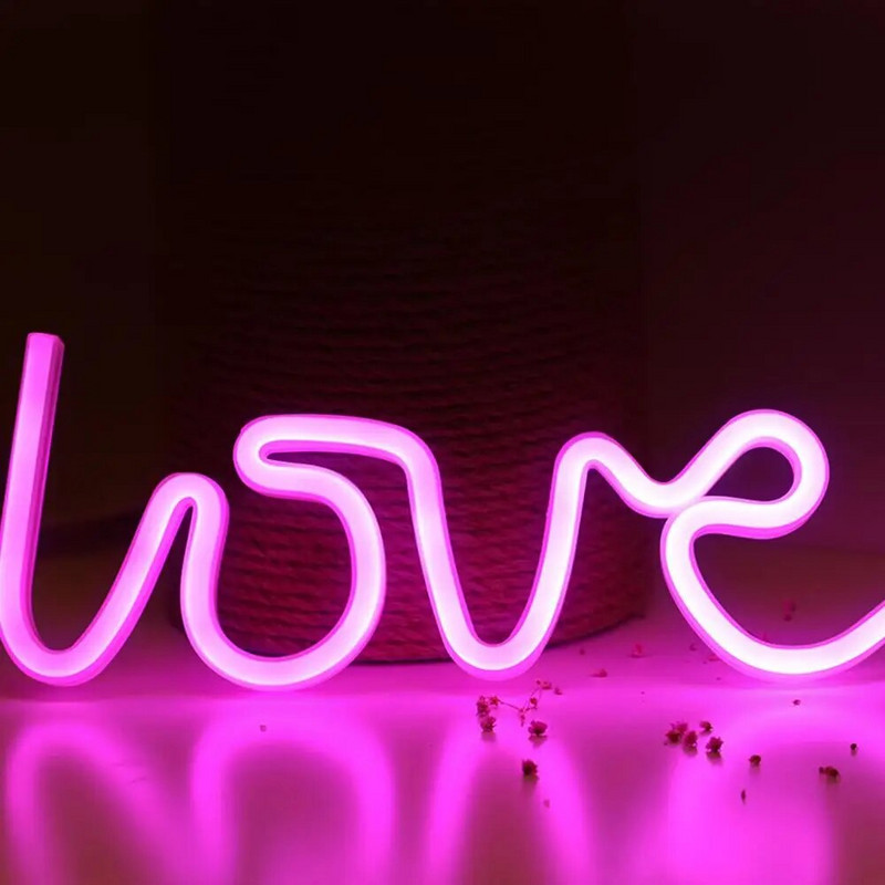 Kalėdų ženkliukų neoninės šviesos LED juostelė Minkšta pasidaryk pats neoninė lempa vakarėliui sodo dekoratyvinė balta šiltai balta LED lemputė virtuvės spintai