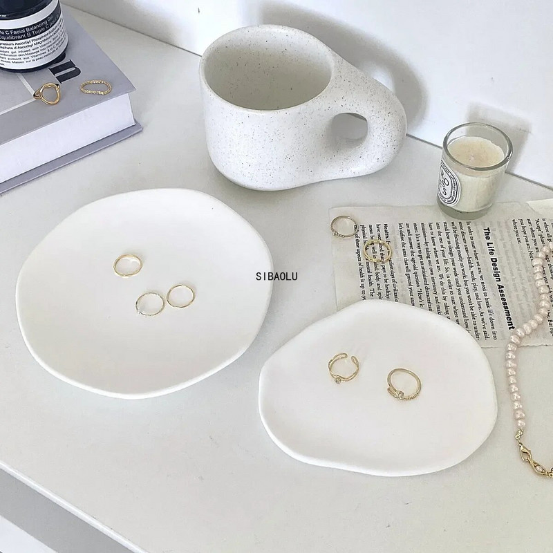 Skandinaviško stiliaus Paprastas ir netaisyklingas laikymo padėklas Gipso padėklas Papuošalai Papuošalai Nuotraukų Dekoravimas Rekvizitai Fotografijos Objektai Pagrindinis puslapis