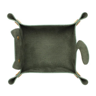 PU odinė laikymo dėžutė staliniams kompiuteriams saugojimo dėklo dėžutė kauliukų žaidimo sulankstomas dėklas Sulankstomas laikymo dėklas Stalo organizatoriaus priedai