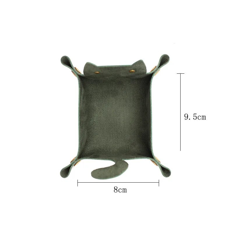 PU odinė laikymo dėžutė staliniams kompiuteriams saugojimo dėklo dėžutė kauliukų žaidimo sulankstomas dėklas Sulankstomas laikymo dėklas Stalo organizatoriaus priedai