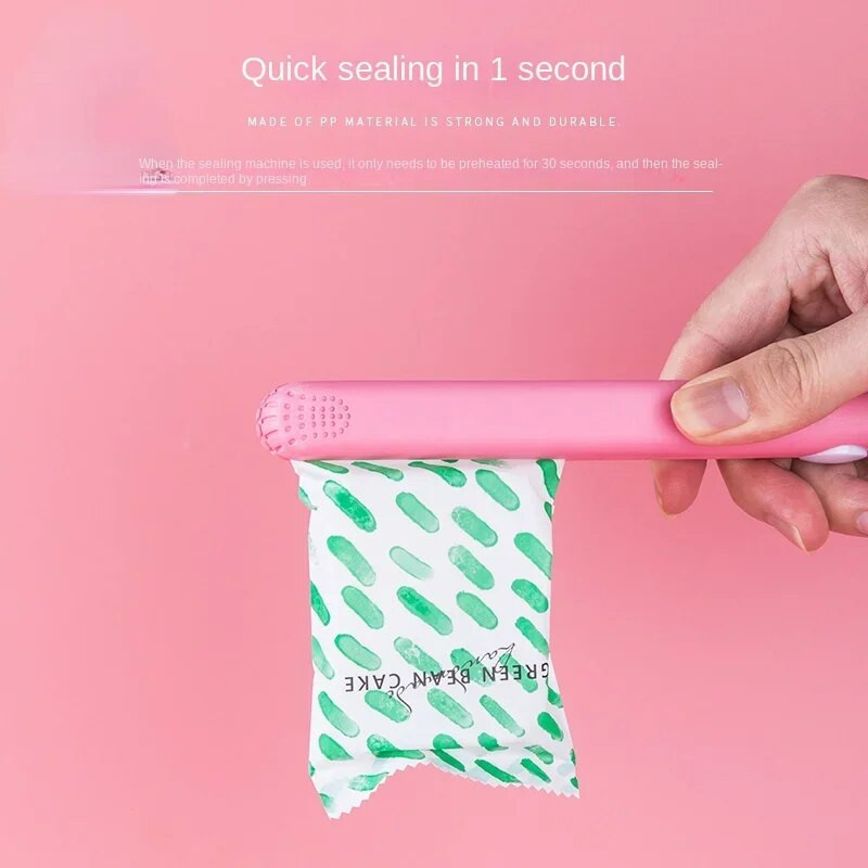 Mini nešiojama šiluminio sandarinimo mašina Maisto vakuuminio sandariklio sandarinimo pakuotė Plastikinis impulsinis sandariklis buitinių maišelių spaustukai Rankinis maišelių sandariklis