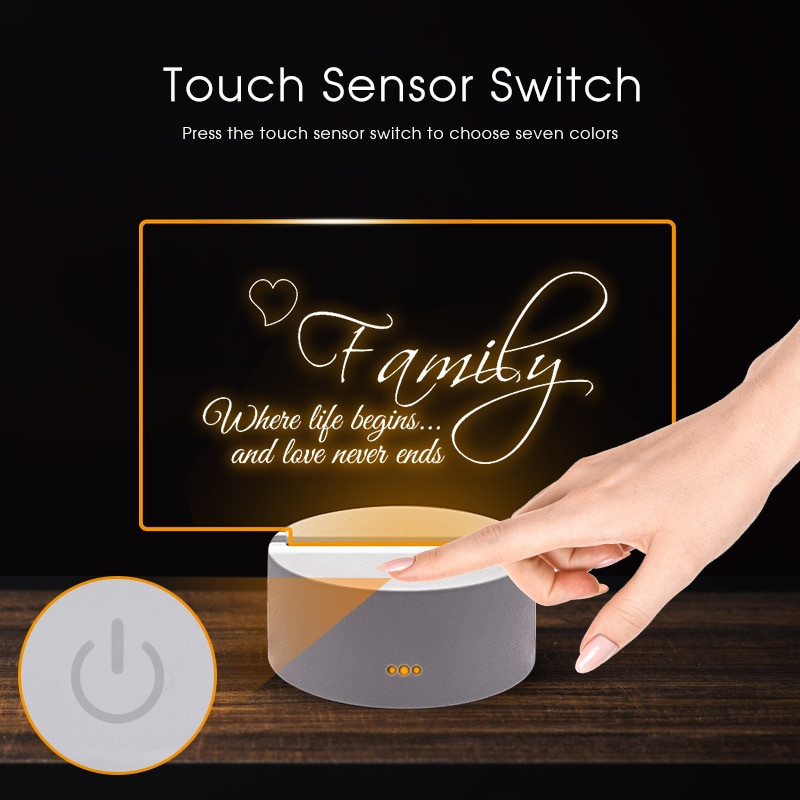 Užrašų lenta Creative Led Night Light USB pranešimų lentos atostogų lemputė su rašikliu Dovana vaikams Merginos dekoravimo naktinė lempa