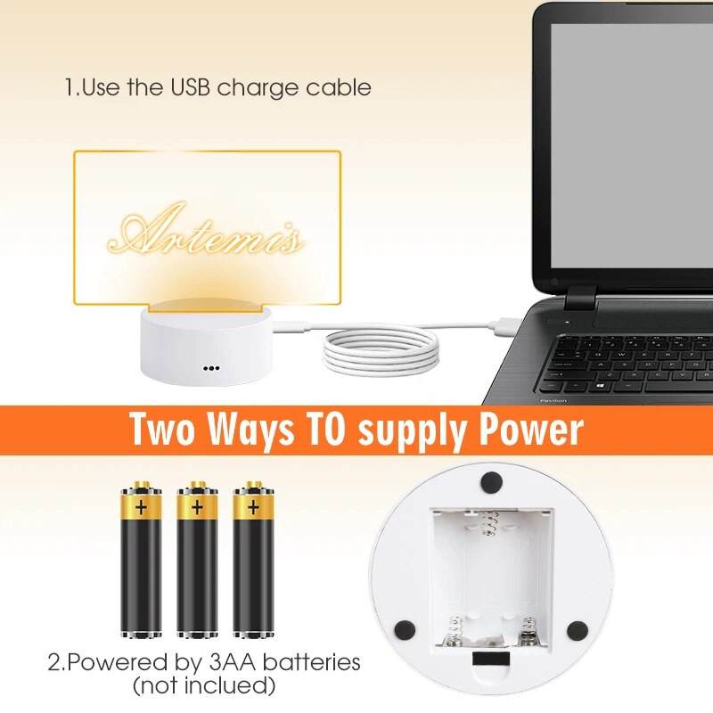 Užrašų lenta Creative Led Night Light USB pranešimų lentos atostogų lemputė su rašikliu Dovana vaikams Merginos dekoravimo naktinė lempa