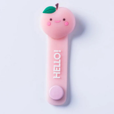 „Kawaii Cartoon“ animacinių filmų gyvūnų laido apvyniojimo linijos duomenų kabelio laido saugojimo organizatorius linijos fiksatoriaus laikiklis ausinių laido apsauga 1 vnt.