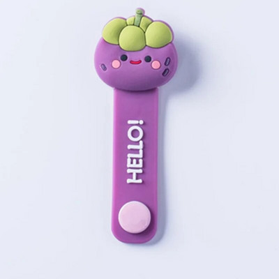 „Kawaii Cartoon“ animacinių filmų gyvūnų laido apvyniojimo linijos duomenų kabelio laido saugojimo organizatorius linijos fiksatoriaus laikiklis ausinių laido apsauga 1 vnt.