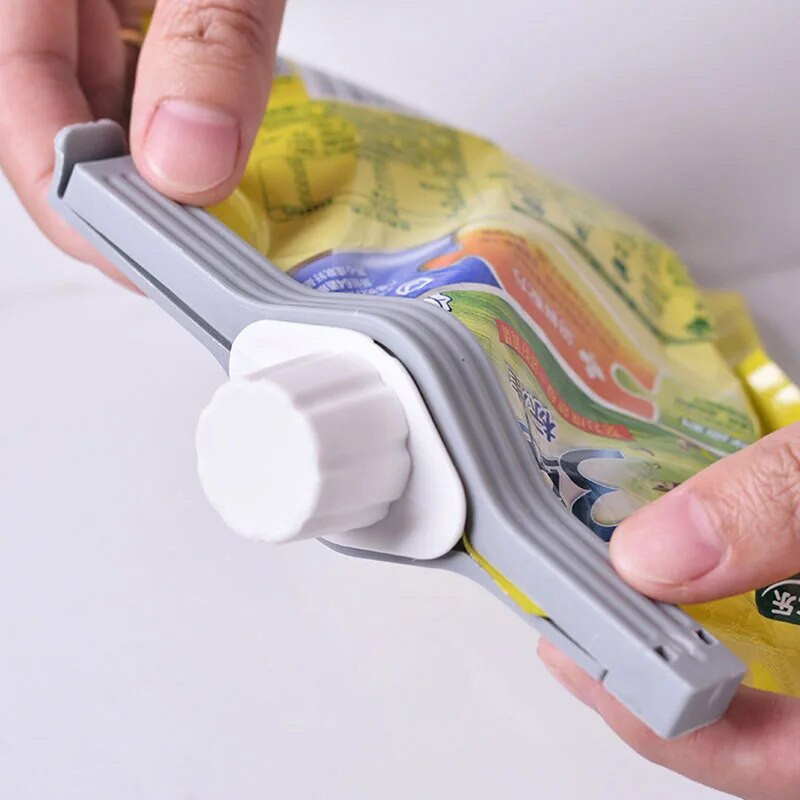 Užsukamas dangtelio sandarinimo spaustukas Prieskonių maišelis Pieno miltelių Druskos maišelio sandarinimo spaustukas Užkandžių maisto konservavimo spaustukas Virtuvės priedai