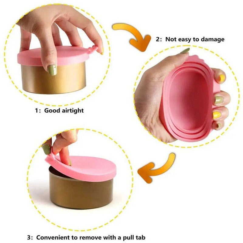 Poklopac vruće kutije Skladištenje hrane Oprema za kućne ljubimce Silikonski poklopac za limenke Poklopci za limenke za kućne ljubimce Čep za limenke Limeni poklopac